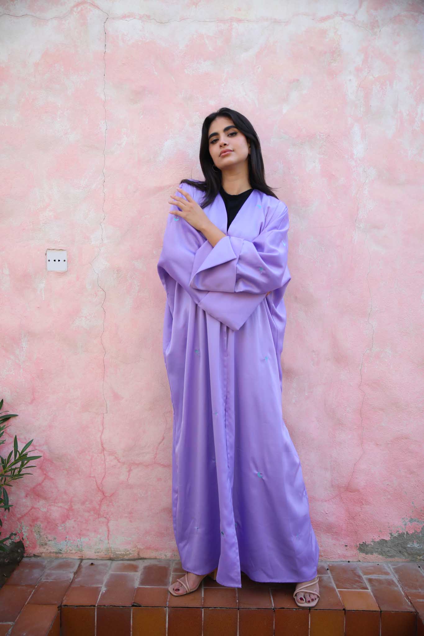 The Journey Abaya In Lavender 